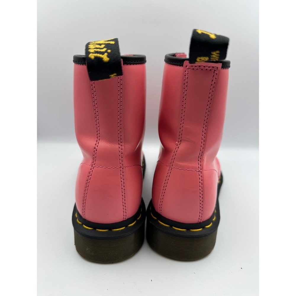 Dr Martens 1460‎ Acid Pink Smooth Leather Lace Up Combat Boots EU 39 US 8L US 7M - Picture 5 of 13